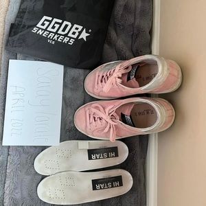 Hi Star Metallic Pink Golden Goose